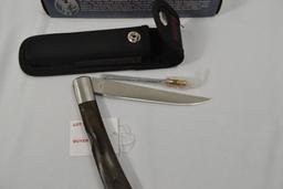 Rough Rider 6" Pocket Knife With Sharpener, #RR747 NIB