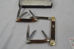 Group of Old Timer, Buck Creek NIB and an Unmarked Pocket Knife