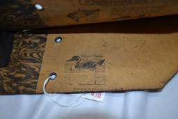 Vintage Card Board Duck Decoy; Johnsons Folding Fiberboard Decoy Small