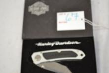 Harley Davidson NIB Pocket Knife #HD 0060 w/Belt Clip