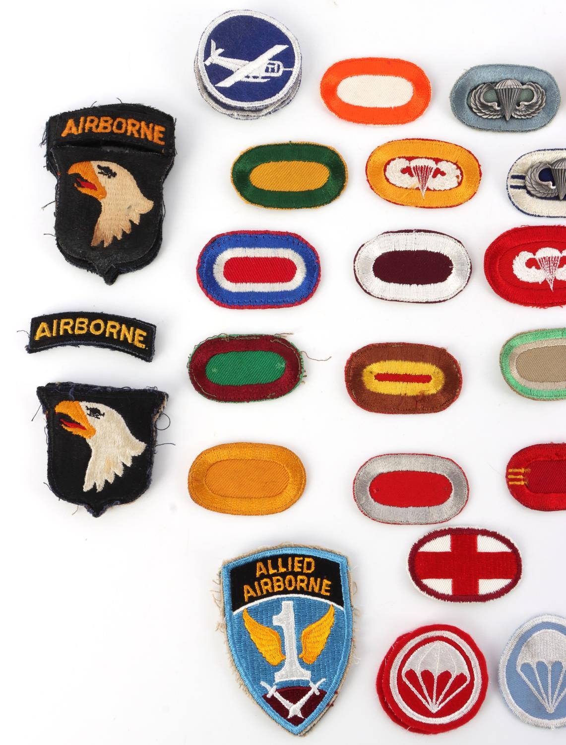 57 WWII TO COLD WAR US AIR FORCE AIRBORNE PATCHES