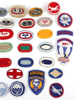 57 WWII TO COLD WAR US AIR FORCE AIRBORNE PATCHES