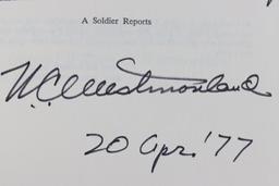 A SOLDIERS REPORT W.C. WESTMORELAND SIGNED BOOK