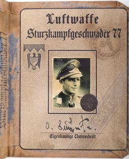 WWII GERMAN THIRD REICH LUFTWAFFE SQUADRON AUSWEIS
