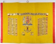 UNITED KINGDOM GORDON HIGHLANDERS REGIMENT FLAG