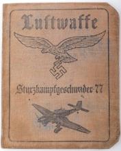 WWII GERMAN THIRD REICH LUFTWAFFE SQUADRON AUSWEIS