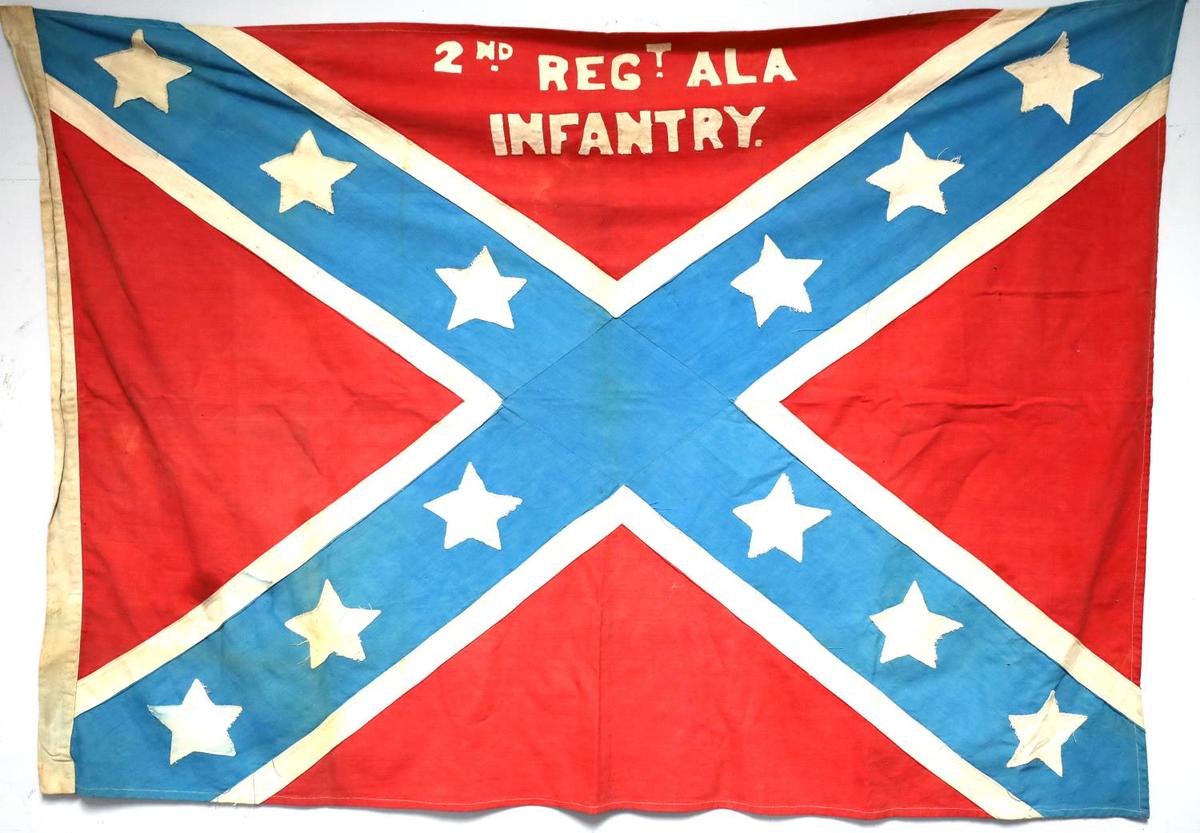 19TH CENTURY CONFEDERATE STATE REUNION FLAG