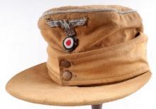 WWII GERMAN REICH AFRIKA KORPS M43 FIELD CAP