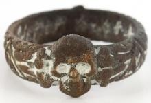 WWII GERMAN THIRD REICH SS HONOR RING EXCAVATED