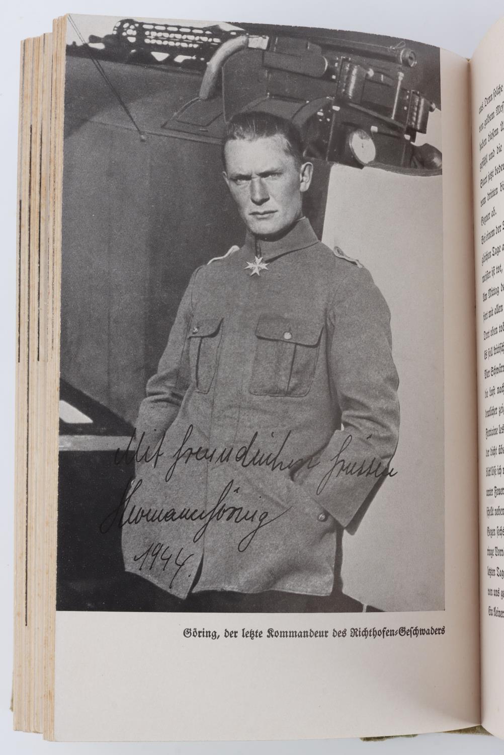 WWII GERMAN UDET RICKENBACKER GOERING SIGNED BOOK