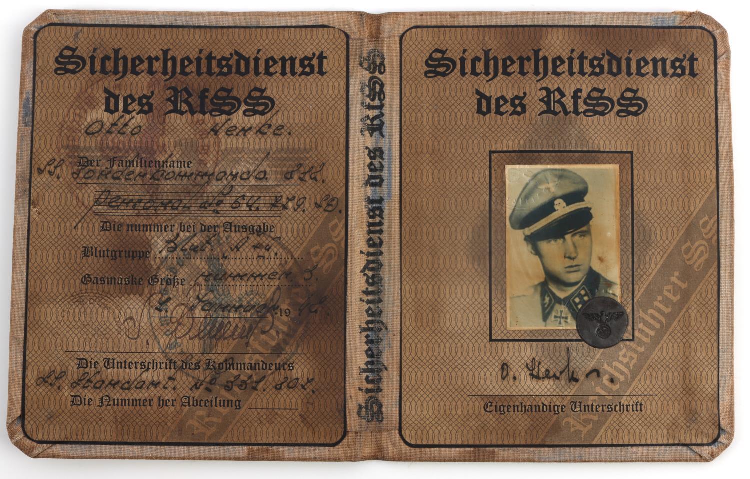 WWII GERMAN THIRD REICH AUSWISES ID BOOK LOT OF 2