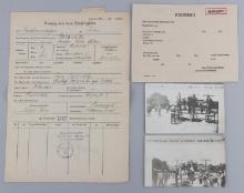 WWI GERMAN GESTAPO & CONCENTRATION CAMP DOCUMENTS