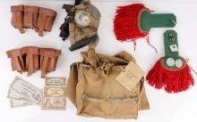 LOT OF 4 GERMAN AMMO POUCH EPAULETTES AND MORE