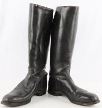 WWII GERMAN CALVARY BOOTS SIZE 9 1/2