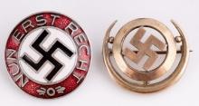 WWII GERMAN THIRD REICH PARTY & FREIKORPS BADGE