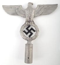 WWII GERMAN REICH NSDAP EAGLE FLAG POLE TOPPER