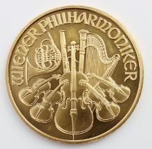 1 OZ GOLD AUSTRIA PHILHARMONIC COIN 2006 BU