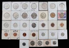 PROOF UNC CHOICE COIN LOT W U.S. SILVER & CENTS