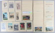 OVER 100 ANTIQUE POSTCARD LOT MILITARY CORDIAL