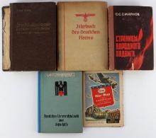 BOOK LOT GERMAN SS FIRST AID WEWELSBURG LIBRARY