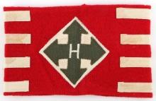 WWII REICH HUNGARIAN SS ARROW CROSS PARTY ARMBAND