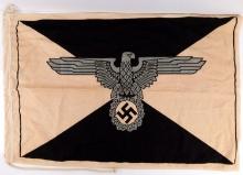 WWII GERMAN REICH WAFFEN SS STANDARTE FLAG