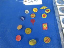 OLD POLITICAL PINS AND METAL PINS
