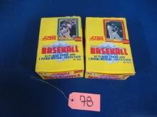 1990 SCORE MAJOR LEAGUE BASEBALL CARDS IN BOXES