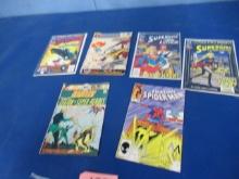 SUPER GIRL, SPIDERMAN AND SUPER BOY COMIC BOOKS