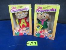 vintage 10" chipmunks toys