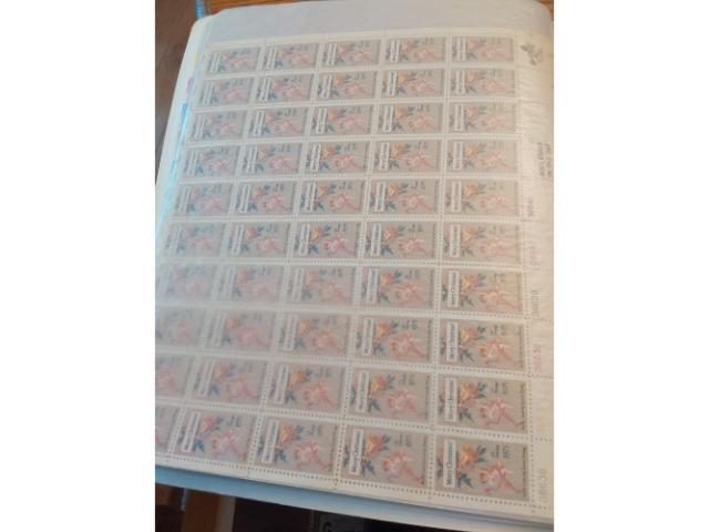 LOT OF OVER $200. FACE IN U.S. MINT STAMPS