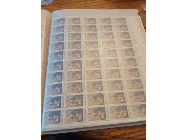 LOT OF OVER $200. FACE IN U.S. MINT STAMPS