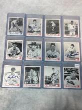 (12) 1980s TCMA Signed Baseball Cards with HOFers