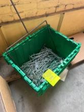 Plastic Crate And Peg Hooks