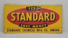 SST Embossed,  Standard Feed Sign