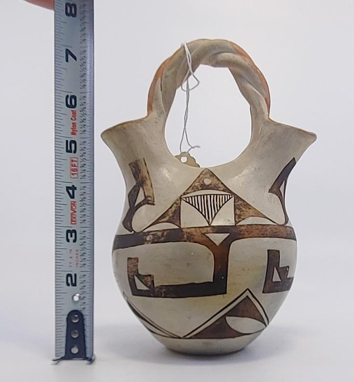 Acoma Pottery Wedding Vase, Terry Schultz Collection