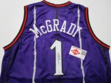 Tracy McGrady of the Toronto Raptors signed autographed basketball jersey PAAS COA 117