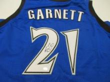 Kevin Garnett of the Minnesota Timerwolves signed autographed basketball jersey PAAS COA 471