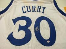 Steph Curry of the Golden State Warriors signed autographed basketball jersey PAAS COA 389