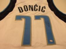 Luka Doncic of the Dallas Mavericks signed autographed basketball jersey PAAS COA 012