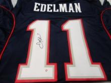 Julian Edelman of the New England Patriots signed autographed football jersey PAAS COA 000