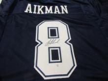 Troy Aikman of the Dallas Cowboys signed autographed football jersey PAAS COA 849