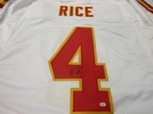 Rashee Rice of the Kansas City Chiefs signed autographed football jersey PAAS COA 667