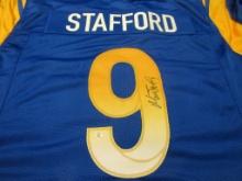 Matthew Stafford of the LA Rams signed autographed football jersey PAAS COA 096