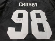 Maxx Crosby of the Las Vegass Raiders signed autographed football jersey PAAS COA 866