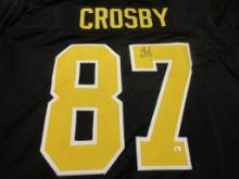 Sidney Crosby of the Pittsburgh Penguins signed autographed hockey jersey PAAS COA 322