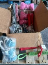 Misc. Box of BRAND NEW Dog Toys / ALL BRAND NEW in Packaging / Some Have Tags