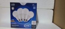 EURI Lighting 8W LED Light Bulbs Part # A19 / 4 Pack Of Light Bulbs LED Style BRAND NEW
