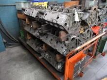ASSORTED ENGINE BLOCK CORES, *CART NOT INCLUDED