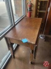 Antique Drop Leaf Table & Coffee Table
